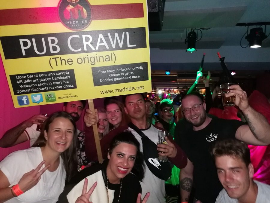 madrid-nightlife-crawl pub crawl Madride